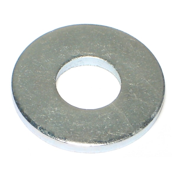 Midwest Fastener Flat Washer, For Screw Size 5/16" , Steel Zinc Plated Finish, 100 PK 03827 - main